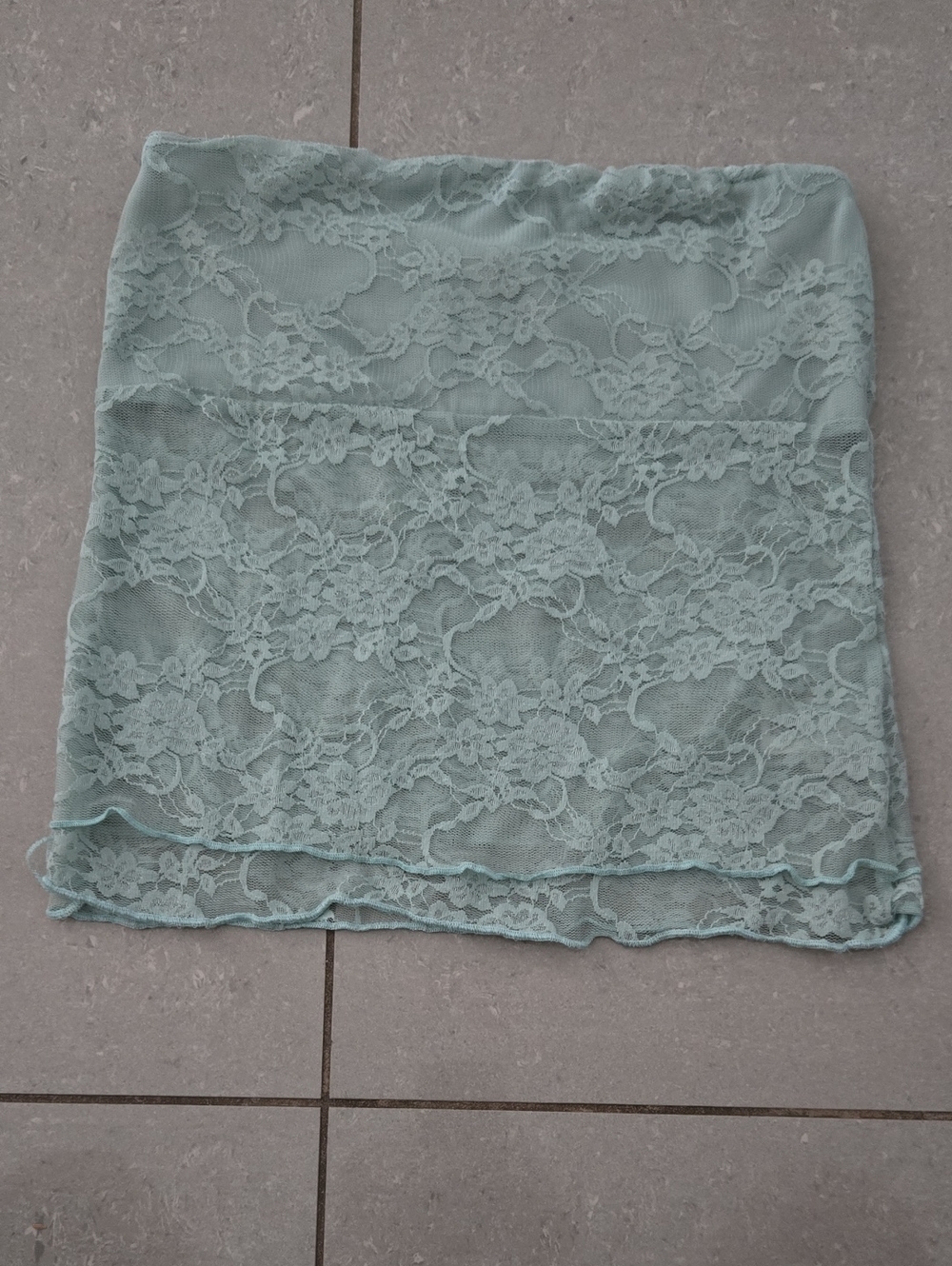 Womens Crop Top - Moss Green